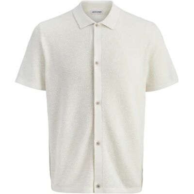 Kurzarmshirt aus Mesh Jack & Jones George Blanc 2XL Homme Kurzarmshirt aus Mesh Jack & Jones George Blanc 2XL Homme