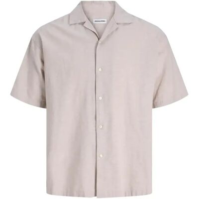 Kurzarmhemd Jack & Jones Breeze Beige M Homme Kurzarmhemd Jack & Jones Breeze Beige M Homme