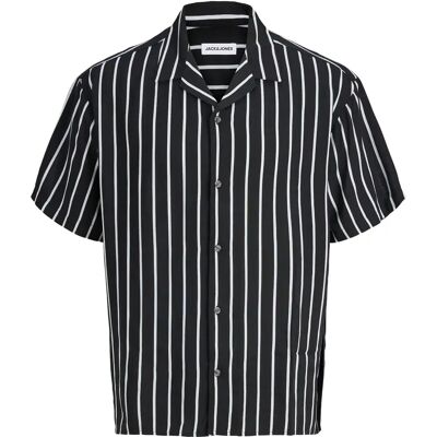 Gestreiftes Hemd Jack & Jones Jeff Resort Noir S Homme Gestreiftes Hemd Jack & Jones Jeff Resort Noir S Homme