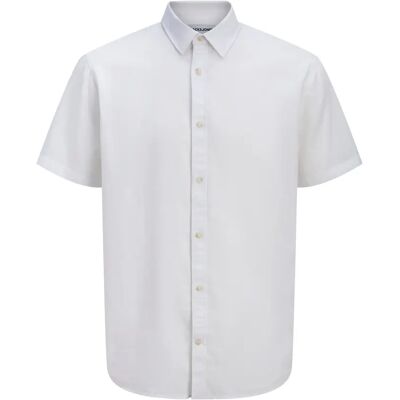 Hemd Jack & Jones Summer Linen Blanc L Homme Hemd Jack & Jones Summer Linen Blanc L Homme