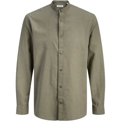 Langarmhemd mit Knopf Jack & Jones Summer Linen Vert XS Homme Langarmhemd mit Knopf Jack & Jones Summer Linen Vert XS Homme