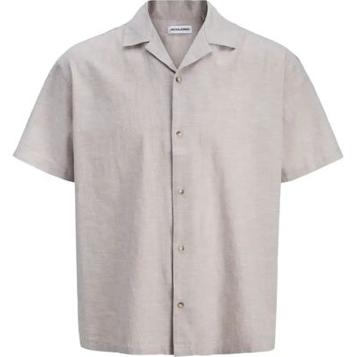 Urlaubshemden Jack & Jones Summer Linen Gris M Homme Urlaubshemden Jack & Jones Summer Linen Gris M Homme