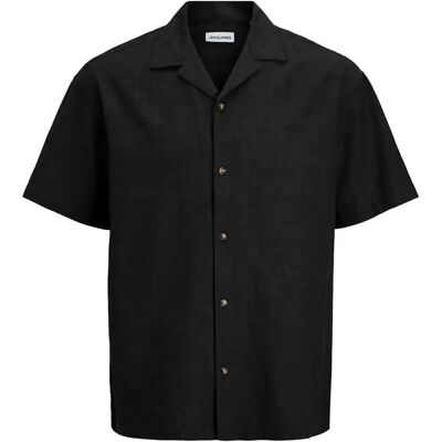 Urlaubshemden Jack & Jones Summer Linen Noir L Homme Urlaubshemden Jack & Jones Summer Linen Noir L Homme