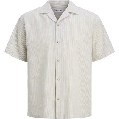 Urlaubshemden Jack & Jones Summer Linen Gris M Homme Urlaubshemden Jack & Jones Summer Linen Gris M Homme