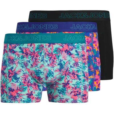 Boxer Jack & Jones Exotic Leaves (x3) Multicolore S Homme Boxer Jack & Jones Exotic Leaves (x3) Multicolore S Homme