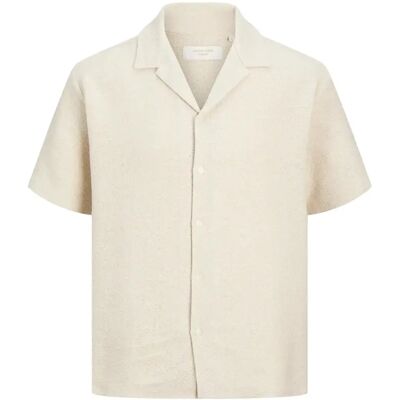 Hemd Jack & Jones Jormontauk Blanc M Homme Hemd Jack & Jones Jormontauk Blanc M Homme