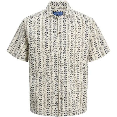 Hemd Jack & Jones Blulyon Print Dobby Beige S Homme Hemd Jack & Jones Blulyon Print Dobby Beige S Homme