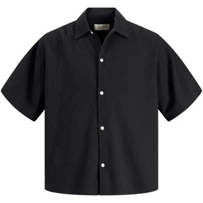 Hemd Jack & Jones Jormontauk Wavy Noir M Homme Hemd Jack & Jones Jormontauk Wavy Noir M Homme