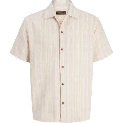 Hemd Jack & Jones Blutiago Beige S Homme Hemd Jack & Jones Blutiago Beige S Homme