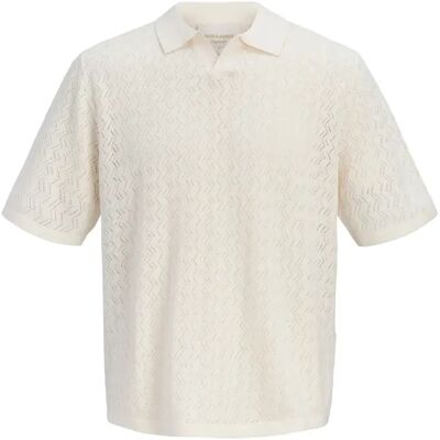 Polo mit Schlitzen Jack & Jones Tyler Blanc 2XL Homme Polo mit Schlitzen Jack & Jones Tyler Blanc 2XL Homme
