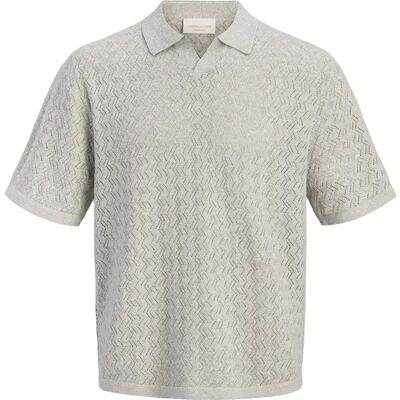Polo mit Schlitzen Jack & Jones Tyler Gris XS Homme Polo mit Schlitzen Jack & Jones Tyler Gris XS Homme