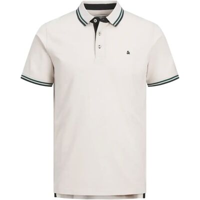 Polo-Shirt Jack & Jones Paulos Beige L Homme Polo-Shirt Jack & Jones Paulos Beige L Homme