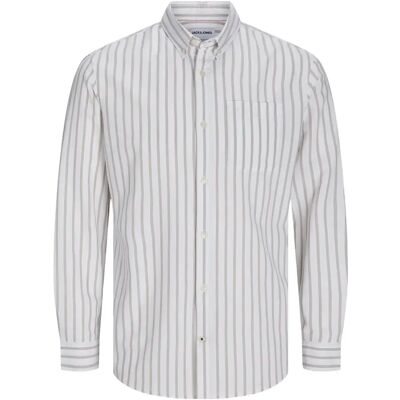 Langarmshirt Jack & Jones Oxford Beige S Homme Langarmshirt Jack & Jones Oxford Beige S Homme