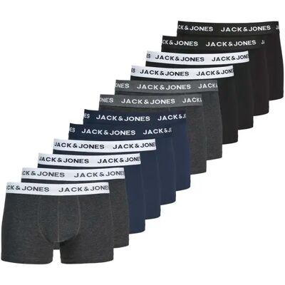 Boxer Jack & Jones Solid (x12) Bleu S Homme Boxer Jack & Jones Solid (x12) Bleu S Homme
