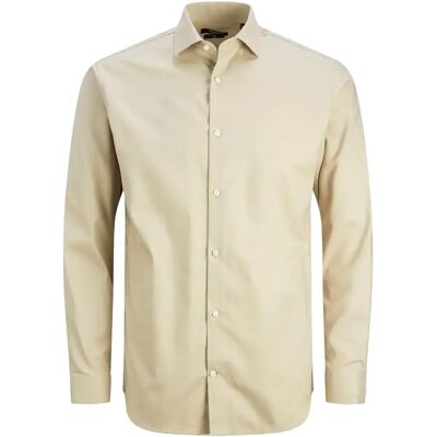 Hemd Jack & Jones Parker Beige L Homme Hemd Jack & Jones Parker Beige L Homme