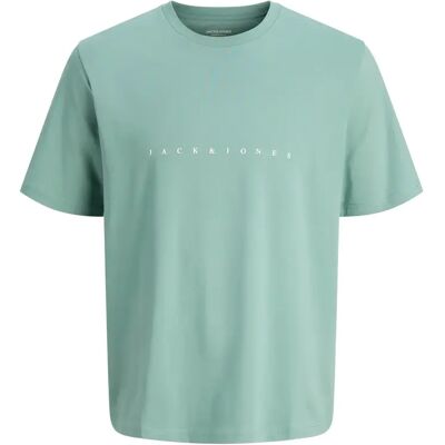 T-Shirt Jack & Jones Star Bleu S Homme T-Shirt Jack & Jones Star Bleu S Homme