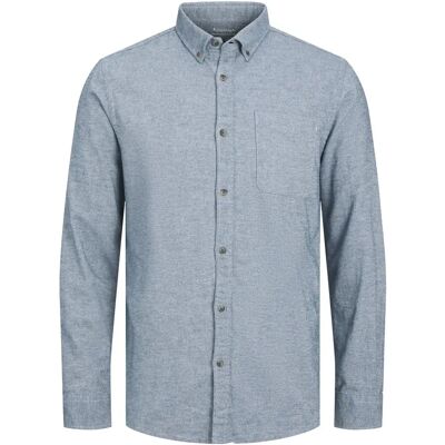 Hemd Jack & Jones Classic Melange Bleu XL Homme Hemd Jack & Jones Classic Melange Bleu XL Homme