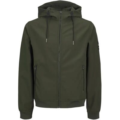 Trainingsjacke Jack & Jones Basic Softshell Vert L Homme Trainingsjacke Jack & Jones Basic Softshell Vert L Homme