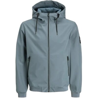 Regenjacke mit Kapuze Jack & Jones Basic Gris S Homme Regenjacke mit Kapuze Jack & Jones Basic Gris S Homme