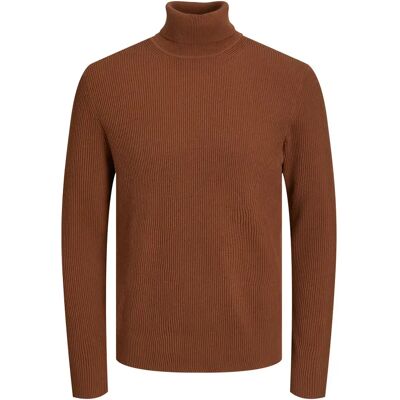 Pullover mit hohem Kragen Jack & Jones Jprccperfect Marron S Homme Pullover mit hohem Kragen Jack & Jones Jprccperfect Marron S Homme