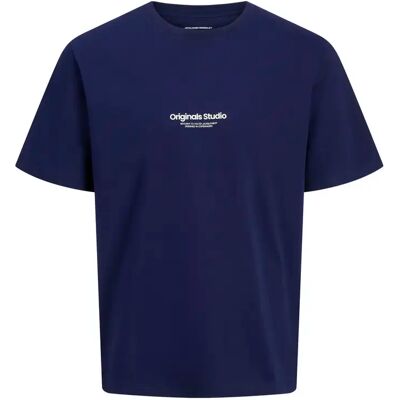 T-Shirt Jack & Jones Vesterbro Bleu S Homme T-Shirt Jack & Jones Vesterbro Bleu S Homme