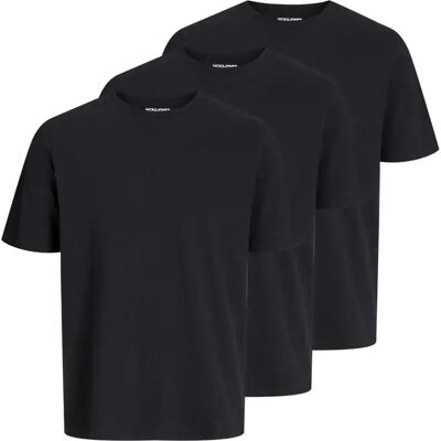 Rundhals T-Shirts Jack & Jones Under (x3) Noir L Homme Rundhals T-Shirts Jack & Jones Under (x3) Noir L Homme