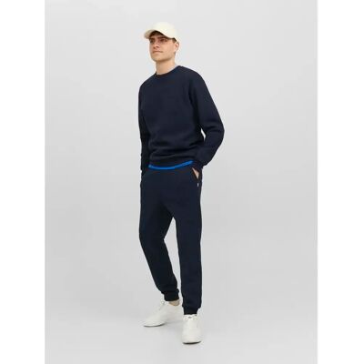 Sweatshirt mit Rundhalsausschnitt Jack & Jones Jjebradley Bleu M Homme Sweatshirt mit Rundhalsausschnitt Jack & Jones Jjebradley Bleu M Homme