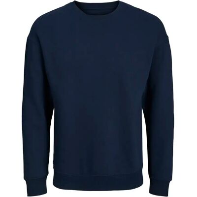 Sweatshirt mit Rundhalsausschnitt in Übergröße Jack & Jones Jjebradley Bleu 7XL Homme Sweatshirt mit Rundhalsausschnitt in Übergröße Jack & Jones Jjebradley Bleu 7XL Homme