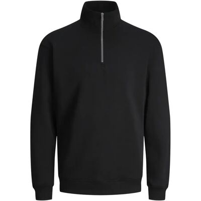 Sweatshirt 1/2 zip Jack & Jones Bradley Noir 2XL Homme Sweatshirt 1/2 zip Jack & Jones Bradley Noir 2XL Homme
