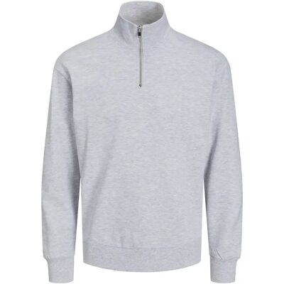Sweatshirt 1/4 Reißverschluss Jack & Jones Bradley Gris XS Homme Sweatshirt 1/4 Reißverschluss Jack & Jones Bradley Gris XS Homme