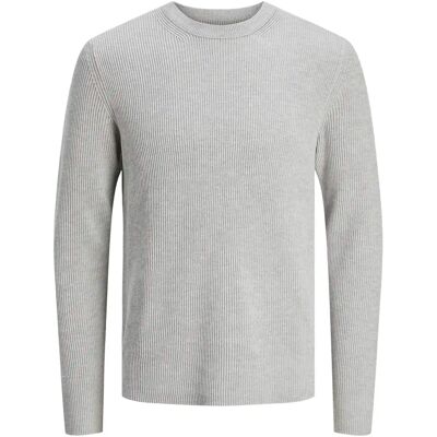 Strickpullover Jack & Jones Perfect Gris M Homme Strickpullover Jack & Jones Perfect Gris M Homme