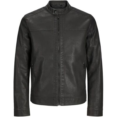 Lederjacke Jack & Jones Warner Noir 2XL Homme Lederjacke Jack & Jones Warner Noir 2XL Homme