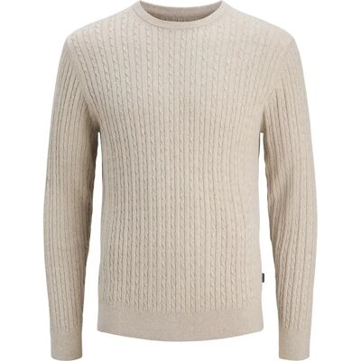 Pullover mit Rollkragen Jack & Jones Emil Blanc M Homme Pullover mit Rollkragen Jack & Jones Emil Blanc M Homme