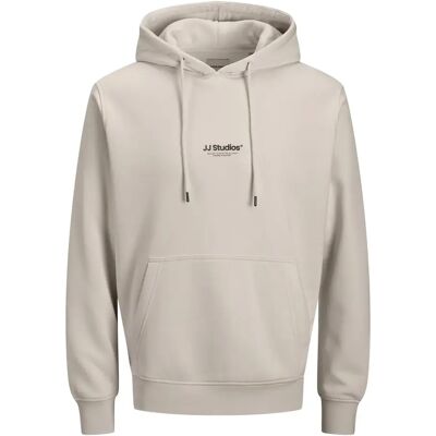 Hoodie Jack & Jones Soho Beige L Homme Hoodie Jack & Jones Soho Beige L Homme
