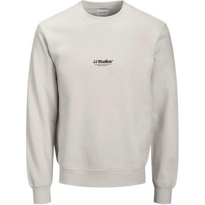 Pullover Jack & Jones Soho Blanc L Homme Pullover Jack & Jones Soho Blanc L Homme