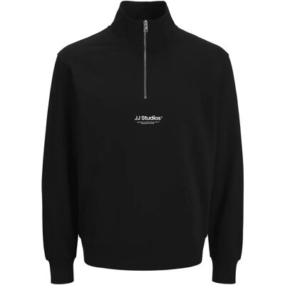 Sweatshirt 1/4 Reißverschluss Jack & Jones Soho Noir 2XL Homme Sweatshirt 1/4 Reißverschluss Jack & Jones Soho Noir 2XL Homme