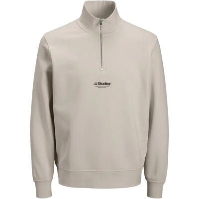 Sweatshirt 1/4 Reißverschluss Jack & Jones Soho Beige 2XL Homme Sweatshirt 1/4 Reißverschluss Jack & Jones Soho Beige 2XL Homme