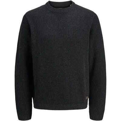 Pullover mit Rundhalsausschnitt aus Strick Jack & Jones Dover Noir S Homme Pullover mit Rundhalsausschnitt aus Strick Jack & Jones Dover Noir S Homme