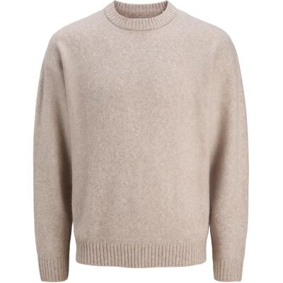 Pullover mit Rundhalsausschnitt Jack & Jones Soho SN Beige 2XL Homme Pullover mit Rundhalsausschnitt Jack & Jones Soho SN Beige 2XL Homme