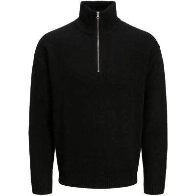 Pullover mit Reißverschlusskragen Jack & Jones Soho SN Noir L Homme Pullover mit Reißverschlusskragen Jack & Jones Soho SN Noir L Homme