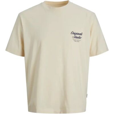 T-Shirt Jack & Jones Norrebro Typo Blanc 2XL Homme T-Shirt Jack & Jones Norrebro Typo Blanc 2XL Homme