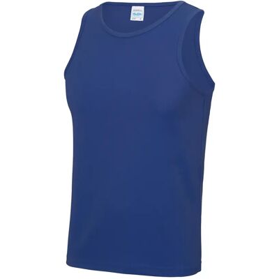Polyester-Top Just Cool Bleu L Homme Polyester-Top Just Cool Bleu L Homme