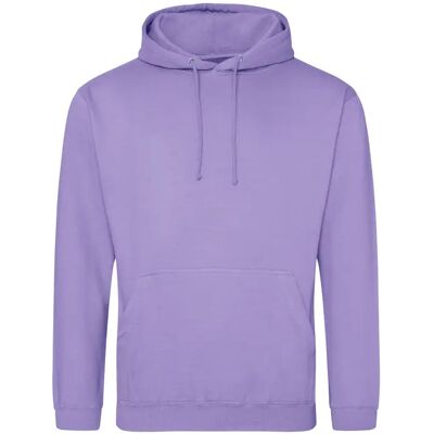 Hoodie Just Hoods College Violet XS Mixte Hoodie Just Hoods College Violet XS Mixte