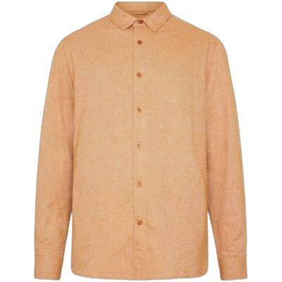 Flanellhemd KnowledgeCotton Apparel Dune Orange M Homme Flanellhemd KnowledgeCotton Apparel Dune Orange M Homme