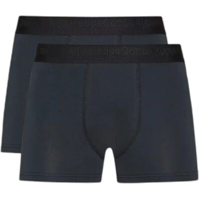 Boxer KnowledgeCotton Apparel - GOTS/Vegan (x2) Noir 2XL Homme Boxer KnowledgeCotton Apparel - GOTS/Vegan (x2) Noir 2XL Homme