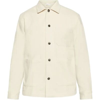 Surchemise aus Twill KnowledgeCotton Apparel Gots Vegan Blanc S Homme Surchemise aus Twill KnowledgeCotton Apparel Gots Vegan Blanc S Homme