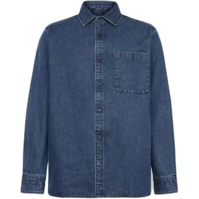Langarmshirt KnowledgeCotton Apparel GOTS Bleu M Homme Langarmshirt KnowledgeCotton Apparel GOTS Bleu M Homme