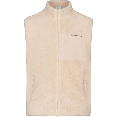 Fleece-Weste KnowledgeCotton Apparel GRS/Vegan Beige 2XL Homme Fleece-Weste KnowledgeCotton Apparel GRS/Vegan Beige 2XL Homme