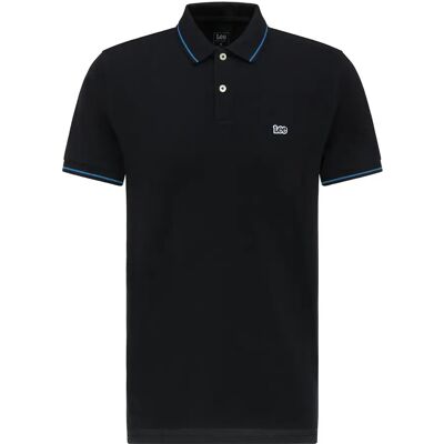 Polo Lee pique Noir L Homme Polo Lee pique Noir L Homme