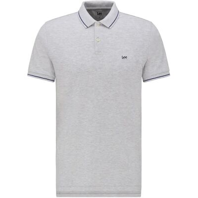 Polo Lee pique Gris M Homme Polo Lee pique Gris M Homme